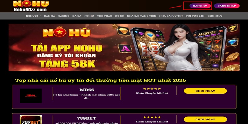Tham gia cách đặt cược trên nohu90 trải nghiệm thế giới game khổng lồ